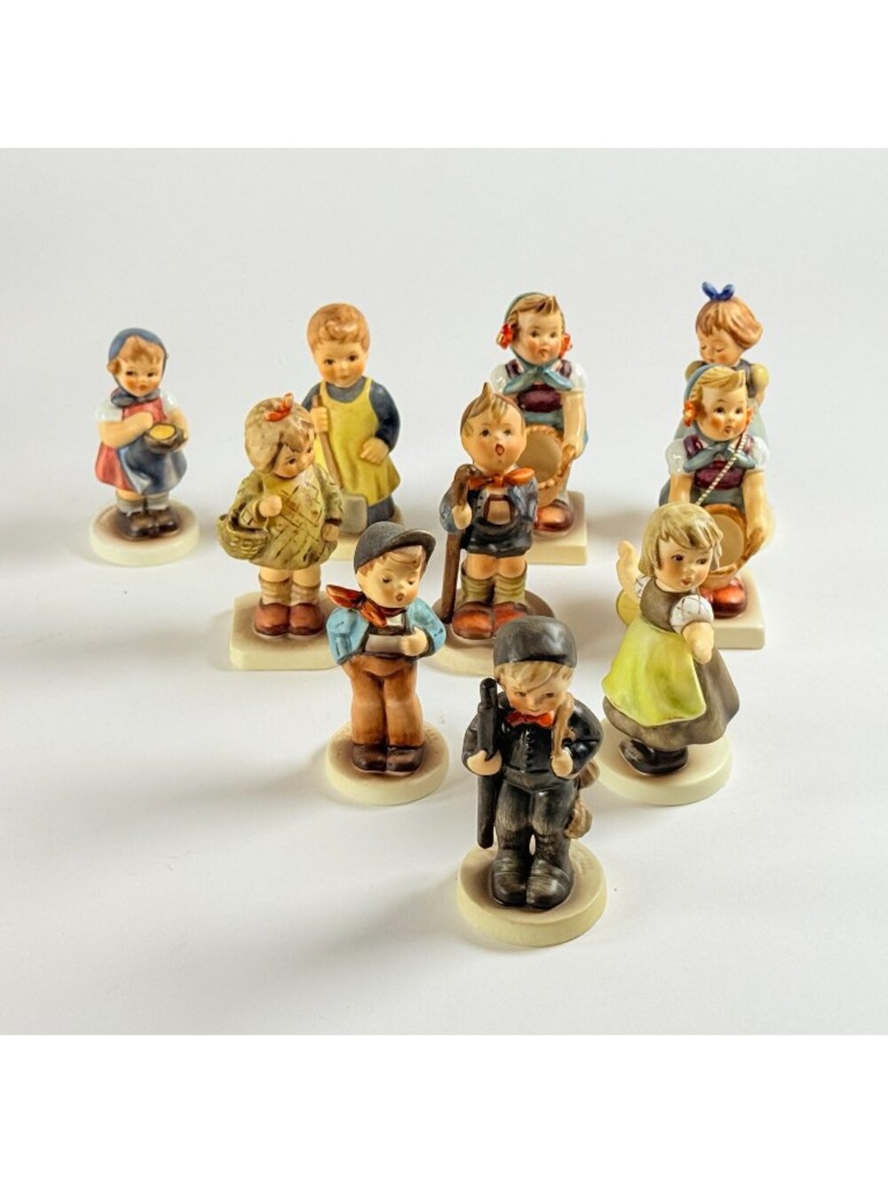 Hummel Goebel Figurine Group 10 Hand Painted Porcelain Vintage Germany